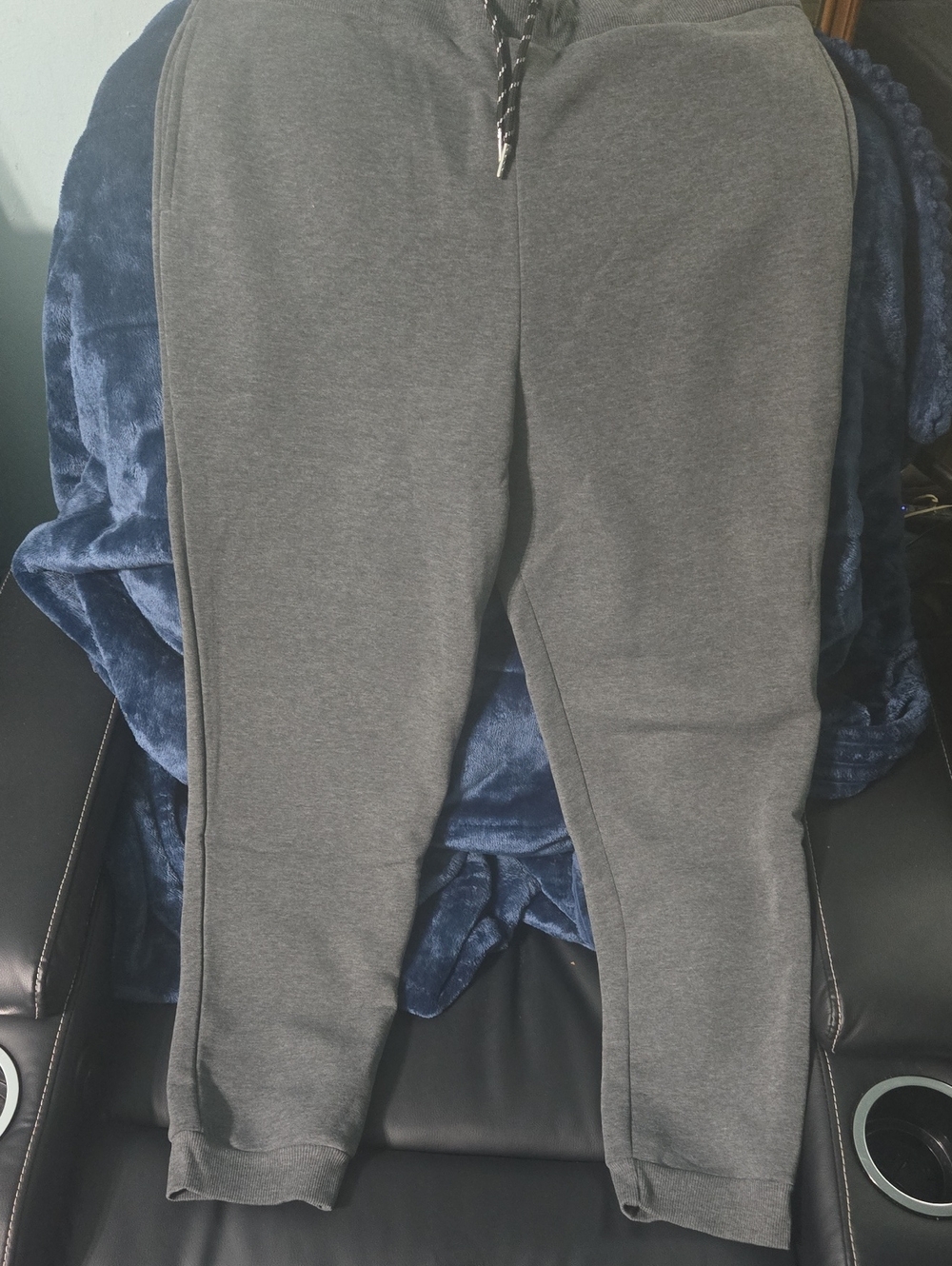 Men's Charcoal Slim-Fit Jogger Sweatpants